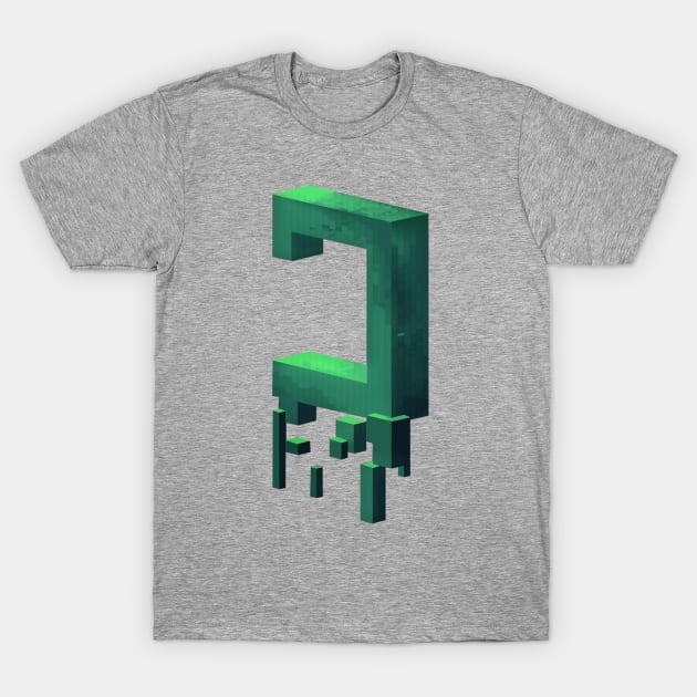 trixel green T-Shirt by egutidze
